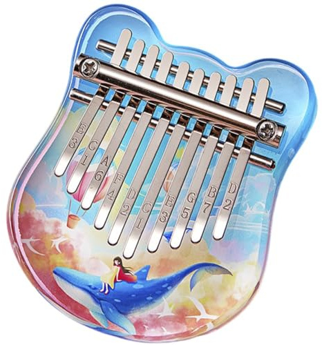 Kalimba 10-Tasten-Daumeninstrument Mbira Fingerpiano Geschenk für Anfänger und Profis