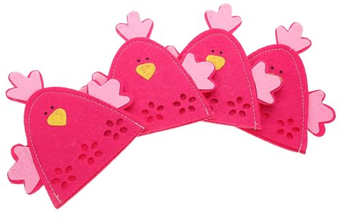 SHINEOFI 4pezzi Copriuova Forma di di Sacchetti per Conservare Uova di Portauova Decorativo Contenitore per Uova Copriuovo Decorativo