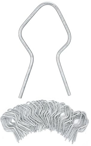 Chain Link Fence Ties | Heavy Duty Metal Wire Clips - Multifunctional Chain Link Fencing Supplies, Fence Fixer for Pipes, Roofs