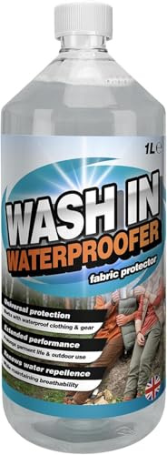 Pluto Packaging 1L Easy To Use Wash In Waterproofer Fabric Protector For All Outdoor Clothing (2)