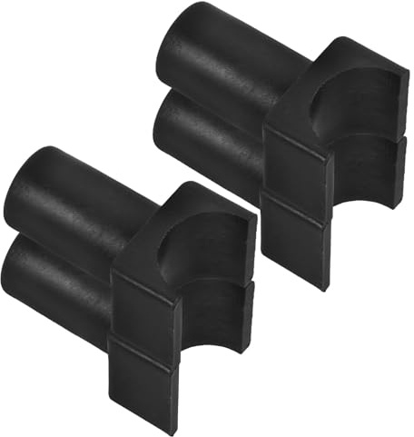 FOMIYES 4pcs Wheelchair Slider Plastic Clamp Bracket for Wheelchair Seat Rail Guide Replacement for Transport Chairs Maintenance Accessories