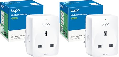 Tapo P100 Smart Plug, Wi-Fi Plug, App Remote Control, Alexa Plug, Voice Control with Alexa & Google, Away Mode, Scheduling & Timer, Device Sharing, Easy Quick Set Up, Multiple Safety Guarantees
