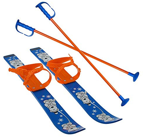 SULOV Ski pour Enfants, Longueur : 70 cm, Couleur : Bleu Clair