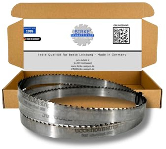 Bandsägeblätter mit gehärteten Zahnspitzen 1070-2500mm Breite 15mm für Holz (2315mm x 15mm x 0,4mm ZT5mm)
