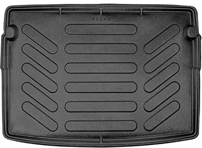 Trimak Passgenau 3D Obere Kofferraumwanne Kompatibel mit Seat Arona ab 2017 Obere Kofferraummatte Schutzmatte Auto Zubehör Antirutschmatte Kantenschutz TPE Gummi Dauerhaft Schwarz