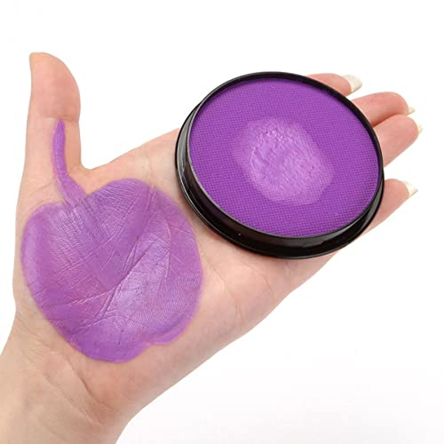 KARLOR Peinture pour visage - 30 g - Violet - Maquillage professionnel - Pour adultes - Pour Halloween, carnaval, cosplay - Violet