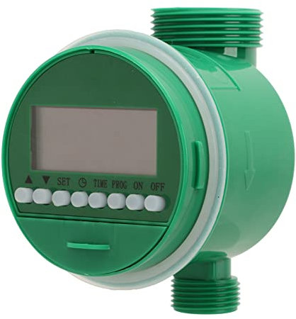 Timer per Irrigatore, da 1 a 16 Volte Al Mese Timer per Acqua Programmabile per Tubo Flessibile con Irrigazione Manuale Automatica, Timer per Rubinetto per Tubo da Giardino