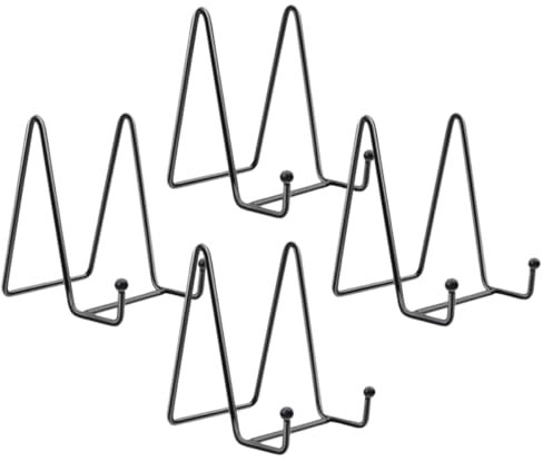 MAGICLULU 4stücke Tellerständer Metall Dekorativer Aufsteller Für Kunstwerke Und Platten Stabiler Für Tischpräsentationen
