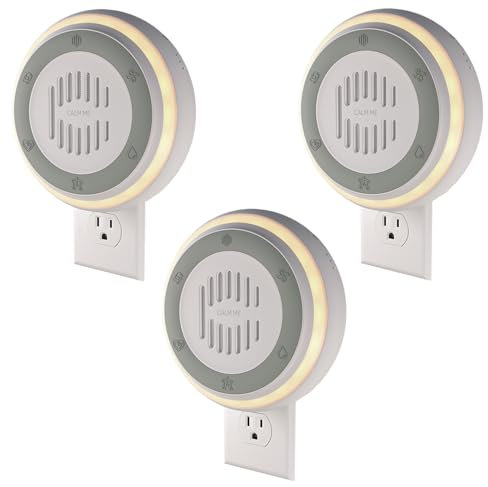 3 Pack Calm Me White Noise Fan Sound Machine for Office Privacy and Noise Cancelling, Plug-in Noise Machine for Therapy Offices, Health Practices,