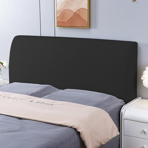 Blissio Bett Kopfteil Bezug,Stretchbarer Bettkopfteil Hussen,Kopfteil Abdeckung Bett,Staubdichte Schutzhülle,für Headboard for Bed Rückenschutz（200cm）