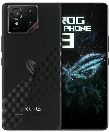ASUS ROG Phone 9, Oficial EU, Phantom Black, 12GB RAM 512GB Armazenamento, Snapdragon® 8 Elite, 6.78 185Hz AMOLED, Sony® Lytia 700: Câmara 50 MP