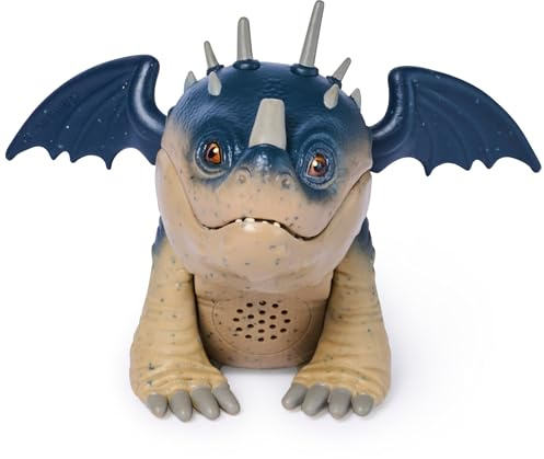 Dreamworks Dragons How to Train Your Dragon, Roaring Minis Gronckle, Interactive Dragon Toy with 25 Sounds, Kids Toys for Boys & Girls Ages 4 & up | Pet Head for Realistic Head Movements, 25 Sounds, Authentic Details, Interactive Pretend Play Gifts for Kids Ages 4+