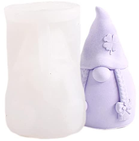 Luckxing Wichtel Silikonform, Osterzwergformen Schwedische Tomte Kerzenform Weihnachtsmann Silikonformen Fondant Formen Schokoladenform Gießformen Geschenke Für Und Freunde