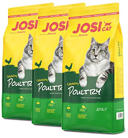 Josera 3 x 10 kg JosiCat Crunchy Poultry