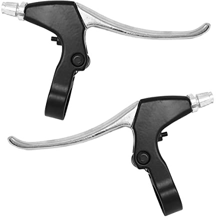 IBK Coppia leve freno bicicletta leva freni bici universali alluminio v-brake bike (Alluminio - 11cm)