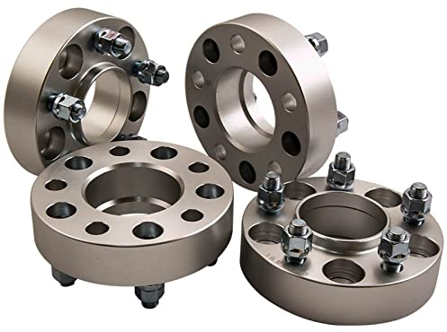 Spurverbreiterungen Für Ford Für Ranger Für Mustang 4 Stücke Rad Spacer Hub Centric 5x4,5 1/2 35 35mm Hubcentric 5x114,3 1/2 Stud Für 1,5 Dicke Spurverbreiterung Aluminium
