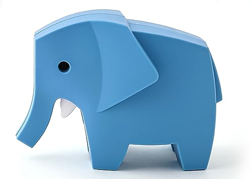 Halftoys - 479-03 - Elefant, Puzzletier zum zerlegen, mit Skelett, 9,4cm x 6,8cm x 4,8cm, blau