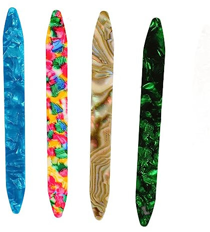 Oud Pick Plectrum Set 5Pcs Professional Standard Plastic ABS Pattern Printed for String Instruments