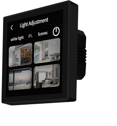 YUANGANG Panel de control de pantalla táctil, interruptor de pared de escena inteligente, centro de control de hogar inteligente con control remoto de aplicación y funcionalidad de sincronización