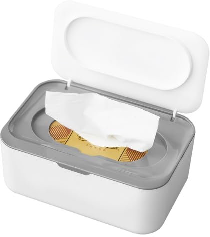 LiangYuanZen 3 tipos de colores, 19 × 13 × 7,5 cm. Práctica caja de almacenamiento LiangYuanZen para cocina, baño y oficina, caja para toallitas húmedas y papel higiénico (Den grauen.)