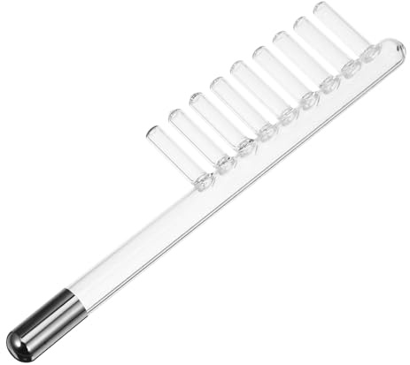 VALICLUD Peigne Antistatique en Verre pour Remplacement D'instrument Haute Fréquence, Accessoire Professionnel Élégant Facile à Nettoyer, pour Routine de Soins Capillaires