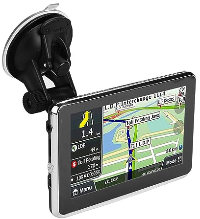 Ejoyous Navigationsgeräte für Auto, GPS Navigationssystem Universal 5 Zoll Touchscreen für LKW PKW Busse mit Sprachansage 2D/3D Navigation und europäischer Karte