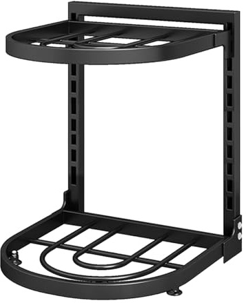 Soporte para ollas de cocina, estante organizador ajustable para ollas y sartenes, almacenamiento y organización de cocina, ahorro de espacio para encimeras, fregaderos, esquinas