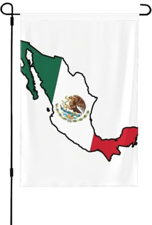 Drapeau du Mexique - Drapeaux décoratifs pour l'extérieur, décoration de jardin double face pour toutes les saisons
