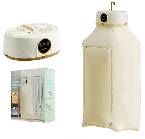 Planchadora automática, secadora de ropa portátil mejorada, plancha de vapor con control remoto inalámbrico, plancha de aire for el hogar, apartamento y viajes.