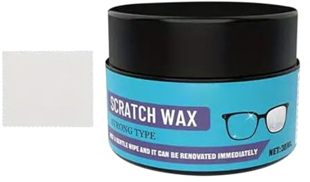 Crema per la riparazione delle : solvente per per occhiali, composto lucidante, soluzione per finitura trasparente | Formula di abrasione fine, effetto di ripristino uniforme per per