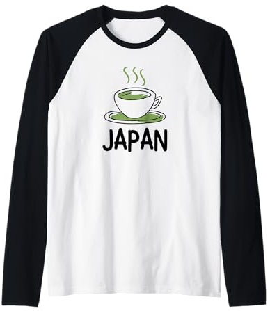 Japón Travel Matcha Tea in Cup - Tops, Camisetas y Accesorios Camiseta Manga Raglan