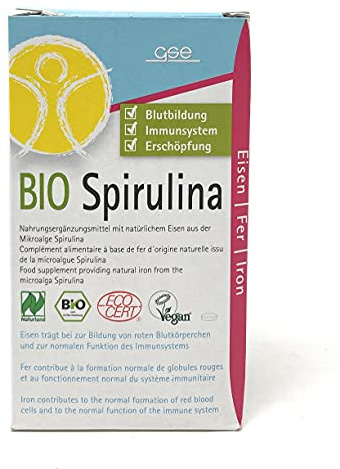 GSE BIO Spirulina, Naturland zertifiziert, 1er Pack (1 x 120 g)