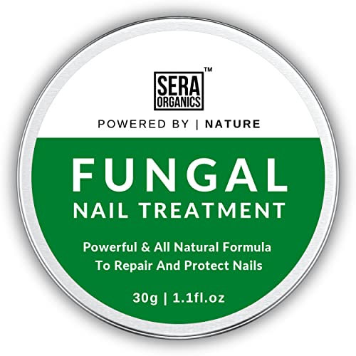 Fungal Nail Treatment Cream - Antifungal Ingredients Natural Strong Anti-Fungal Nail Treatment For Toenail Fungus, Foot Cream With Nourishing Oils For Nail Growth & Nail Repair (30ml) By Sera Organics