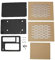 Case per Computer Mini Tower, Design a Rete, Supporto 20V 3A 60W PD Charge SFX Chassis per PC, 6 Pannelli Rimovibili Custodia per PC da Gioco per Scheda Grafica Entro 20 Cm (Effetto sonoro G3)