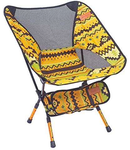 PACUM Angeln Wandern Angeln Picknick Lounge Chair Tragbarer Moon Chair Kompakter, ultraleichter, zusammenklappbarer Campingstuhl Outdoor-Klappstuhl Tragbarer Strandstuhl Angeln Vision