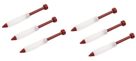TOPBATHY 6pcs Cake Decorating Pen Squeezing Tool Food Writing Pen for Cookie Dough Turntable Cake Decorating