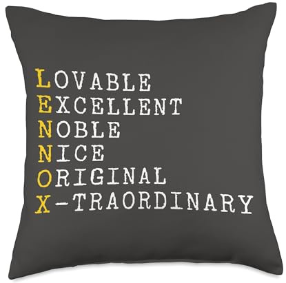 Lennox Personalized, Lennox Name, Boy Man Lennox Throw Pillow