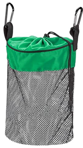 Porta mollette per vestiti da esterno, borsa per mollette | Borsa per mollette in nylon con ganci | Porta mollette per bucato con chiusura a coulisse, appendiabiti per borsa per mollette per guardarob