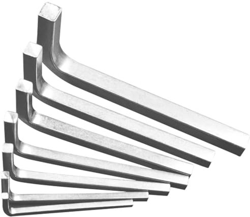Decorhome Juego de llaves cuadradas - 7 piezas resistentes al desgaste - Juego de llaves cuadradas de cabeza fina de 3/4/5/6/7/8/10 mm para proyectos de mantenimiento de rutina