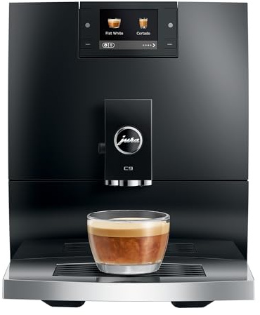 Macchina per caff? espresso JURA C9 Piano con macinacaff? integrato - 1450 W - 200 g - 1,6 L - 17 Specialit? - Nero lucido