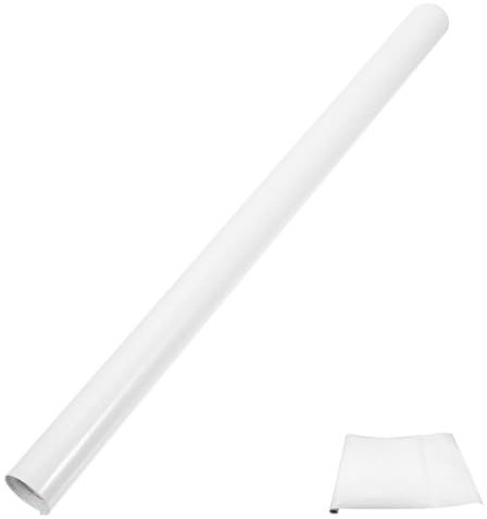Healeved Pegatina Pizarra Blanca de Pared 45X200 CM Lámina Gruesa Removible de Material PE Papel de Borrado Seco Oficina Pizarra Blanca Reutilizable para Dibujo y Escritura