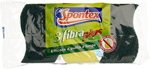 Spontex - 3 fibra plus - Esponjas de cocina - 3 unidades