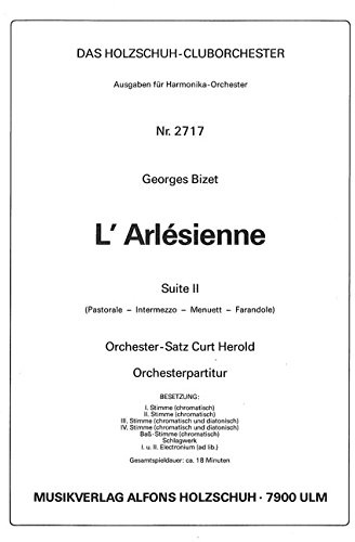 L'Arlesienne : Suite Nr.2 für Harmonika- (Akkordeon-)orchester Partitur