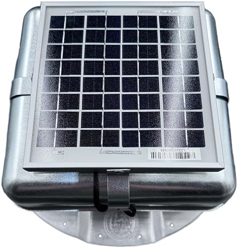 Solar RoofBlaster for 3.5 Ribbed Conex Shipping Container (Galvanized)