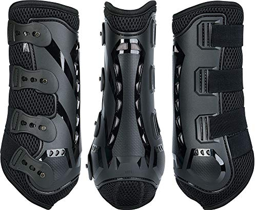 Harry's Horse Gamaschen air mesh pro für hinten, Farbe:schwarz, Größe:M
