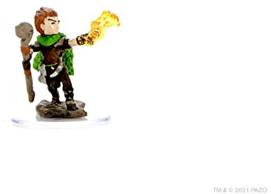 Pathfinder Battles Figurine peinte de qualité supérieure – Nain masculin Druide