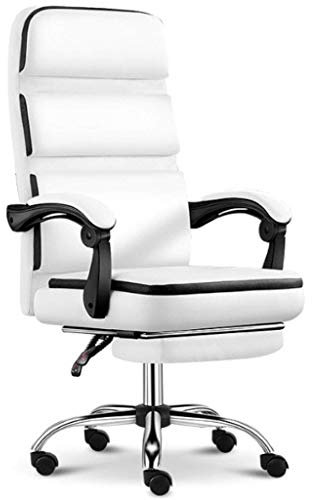 FanXus Bürostuhl, Schreibtisch-Gaming-Stuhl aus Leder, Chef-Schreibtischstühle, ergonomischer, Verstellbarer Rennstuhl mit hoher Rückenlehne, drehbarer Chef-Computerstuhl, D Made in China