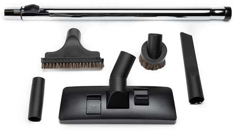 Central Technology Systems 6 Piece Vacuum Tool Kit with Chrome 32mm | Telescopic Tube Compatible Cleaners Including Numatic and Others….