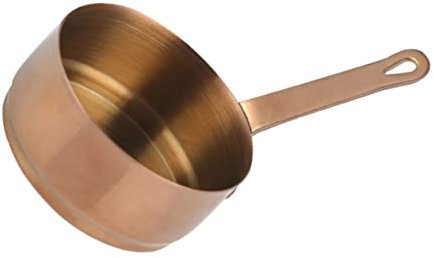 Ciieeo 1 Stück Soßenschüssel Aus Edelstahl Material 304 55 Ml Griff Aus Roségold Leicht Zu Reinigen Für Gewürzsoßen Und Snacks