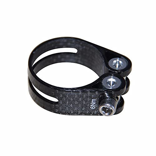 Collier de serrage de selle de vélo, collier de serrage de selle, collier de serrage de selle de vélo 14g collier de serrage de tige de selle de vélo en fibre de carbone 31,8 mm 34,9 mm pièces de vélo